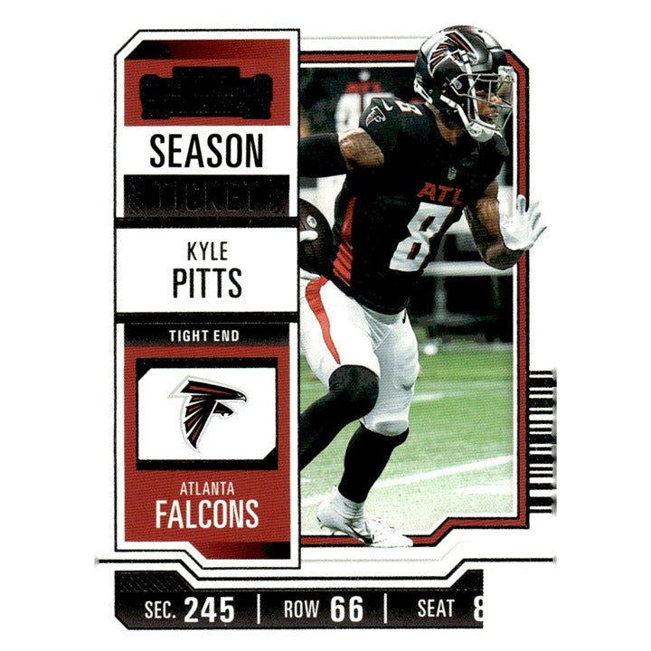 2023 Panini Contenders #6 Kyle Pitts* Season Ticket Retail - NFL Atlanta Falcons