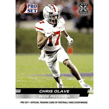 2022 Pro Set Draft Chris Olave RC NFL New Orleans SAINTS - Footbal Rookie #PS-06