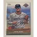 Jace Jung 2023 Topps Pro Debut West Michigan Whitecaps baseball card in penny sleeve and top loader