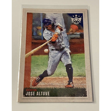 2022 Panini Diamond Kings Jose Altuve* - MLB AL Houston Astros Baseball Card #50