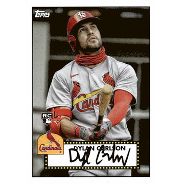 2021 Topps #T52-33 - Dylan Carlson   RC 1952 Redux - MLB Classic design of star!