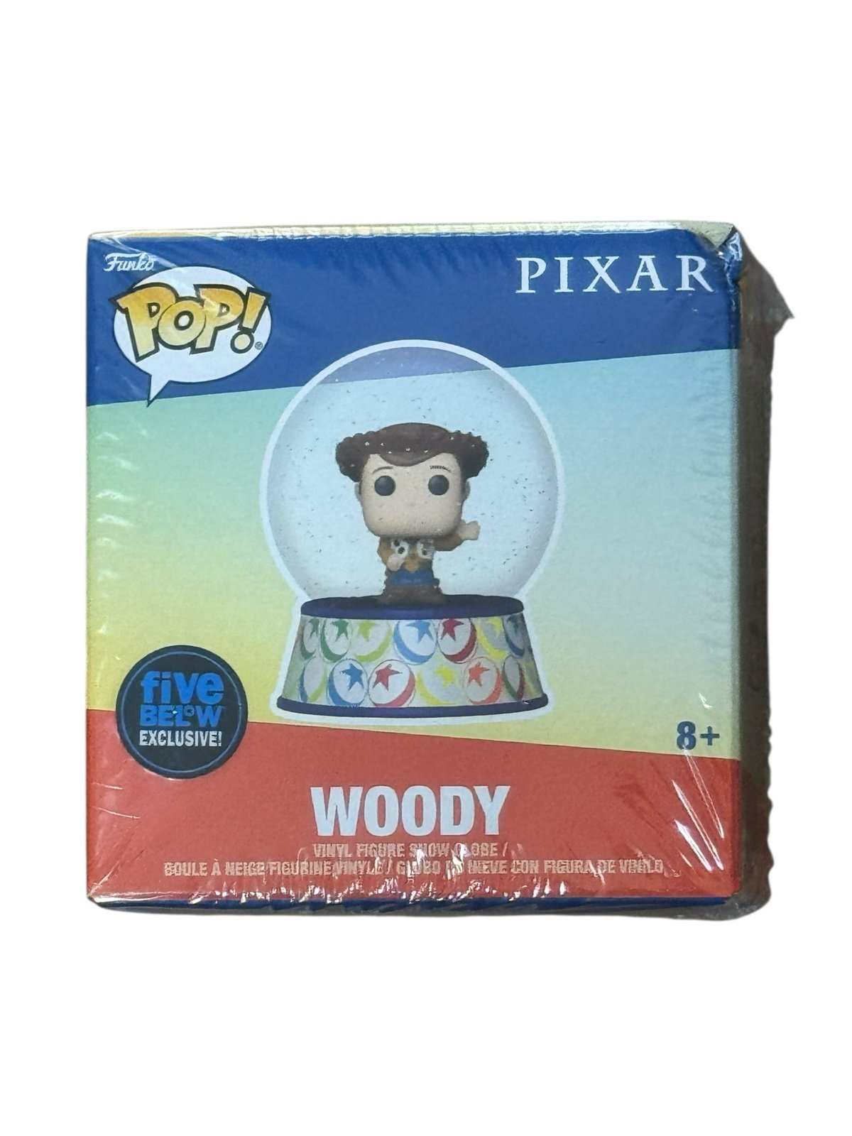 Funko Pop Pixar Woody Snow Globe vinyl figure Five Below Exclusive sealed box