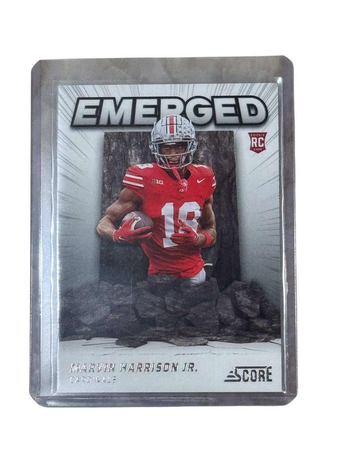 Marvin Harrison Jr 2024 Score EMERGED rookie card Arizona Cardinals football collectible