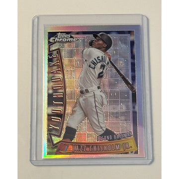 2022 Topps Chrome Sonic Jazz Chisholm Jr. YQ-25 Youthquake Refractor MLB Yankees