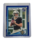 Tyler Shough RC Mint 2025 Donruss NFL Saints QB Press Proof card in protective holder