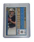 Tyler Shough RC 2025 Donruss NFL Saints QB Press Proof rookie card in protective sleeve