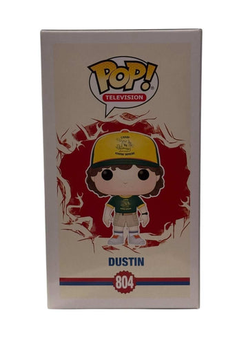 Funko Pop Stranger Things Dustin 804 Camp Know Where vinyl figure in sealed box