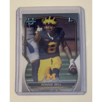 2022 1st Bowman University Chrome Ronnie Bell Card #22 - Michigan Champs/SF 49rs