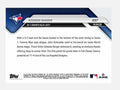 2025 Topps Now Addison Barger 1st MLB WS Pinch-Hit Grand Slam Blue Jays baseball card