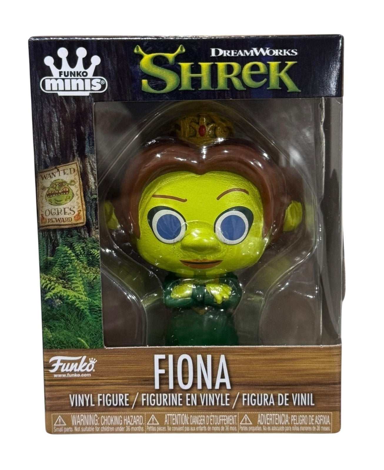 Funko MINI Shrek Fiona vinyl figure in emerald dress and tiara DreamWorks collectible