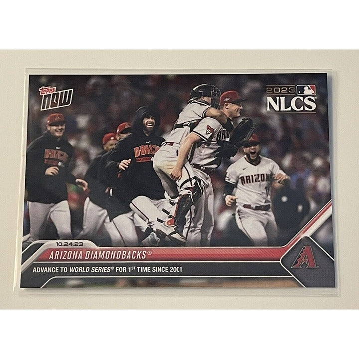 Arizona Diamondbacks Advance World Series 2023 MLB TOPPS NOW Baseball Card #1044
