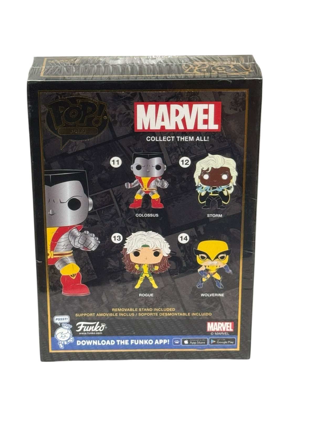 Funko Pop Pin Marvel Colossus enamel collectible X Men metal figure display in packaging
