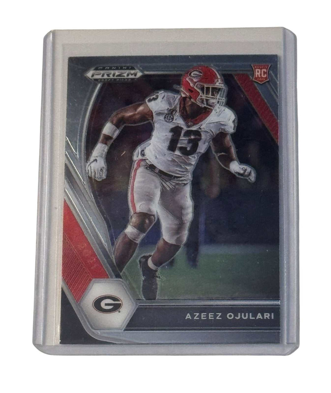 Azeez Ojulari 2021 Panini Prizm Draft Picks rookie card Georgia Bulldogs linebacker collectible