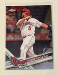 Albert Pujols 2017 Topps Chrome Los Angeles Angels baseball card #65 HOF