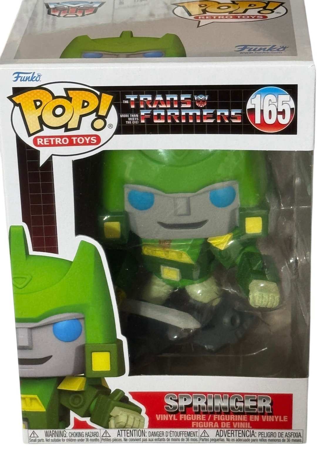 Funko Pop Retro Toys Transformers Springer #165 sealed new figure in bright colors