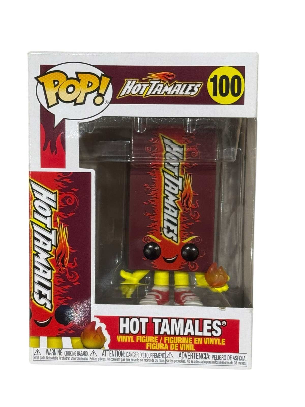 Hot Tamales Funko Pop vinyl figure collectible featuring candy mascot in packaging