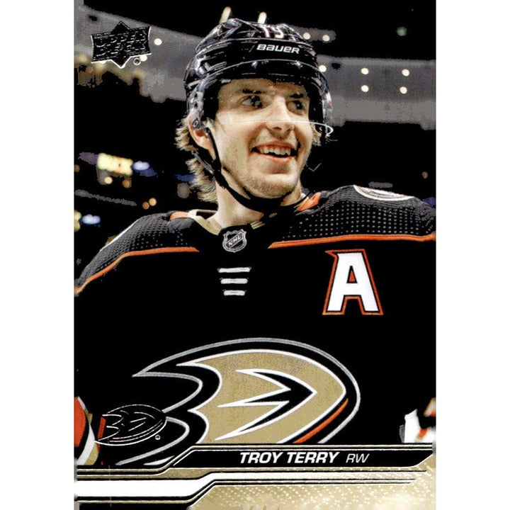 Troy Terry 2023-24 Upper Deck Series 2 Update NHL Hockey Card Anaheim Ducks #252
