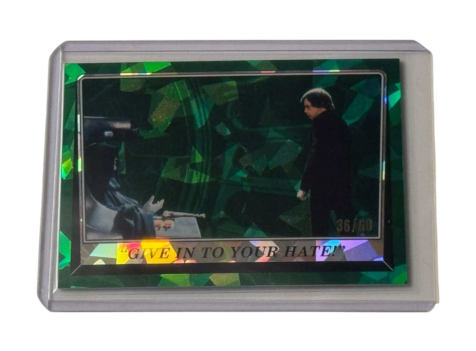 Star Wars Return of the Jedi cracked ice Luke Skywalker collectible card lot