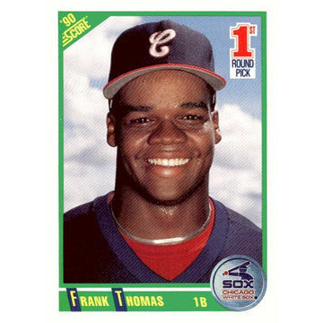 1990 Score Frank Thomas RC Draft Baseball Card #633 - MLB White Sox Hall Of Fame