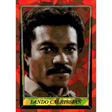 2023 Return Of The Jedi Red Chrome Sapphire Lando Carlrissian Card 70 Star Wars*