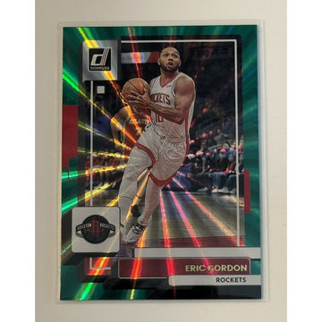 2022-23 Panini Donruss Eric Gordon Green Holo Laser NBA Houston Rockets Card 149