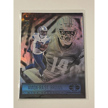 2021 Panini Illusions Football Amon-Ra St. Brown No 86 Base Rookie Detroit Lions