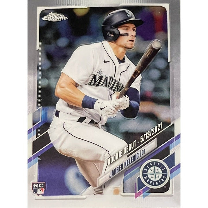 2021 Topps Chrome Jared Kelenic RC* Card Rookie Debut* #USC2 Seattle - Mariners*