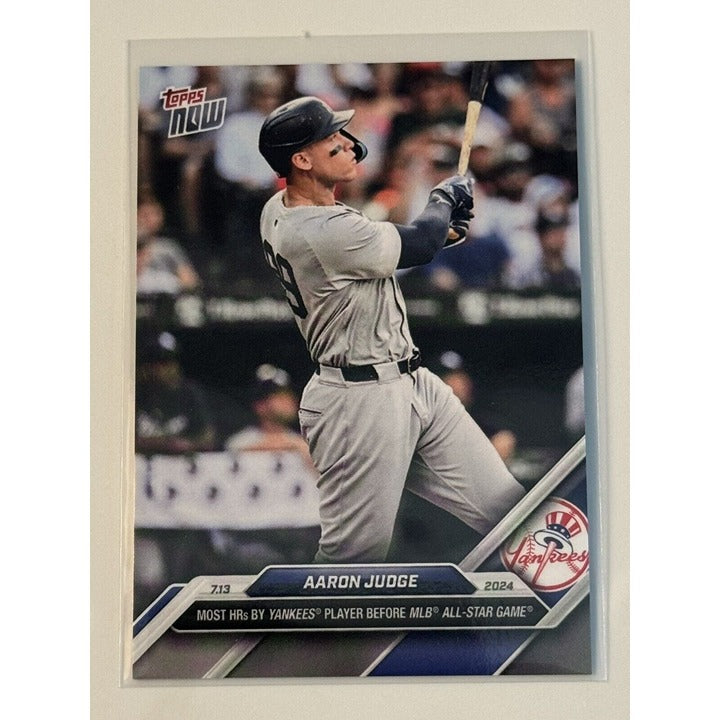 Aaron Judge MLB New York Yankees 2024 Topps Now - Most HRs By All Star Game #416