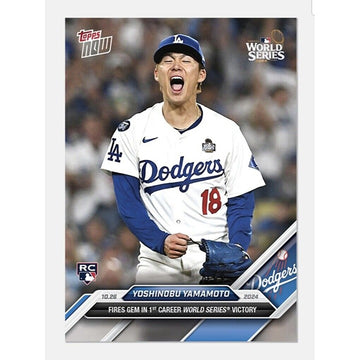 2024 Topps Now Yoshinobu Yamamoto RC* World Series MLB LA Dodgers* #869 - READY!