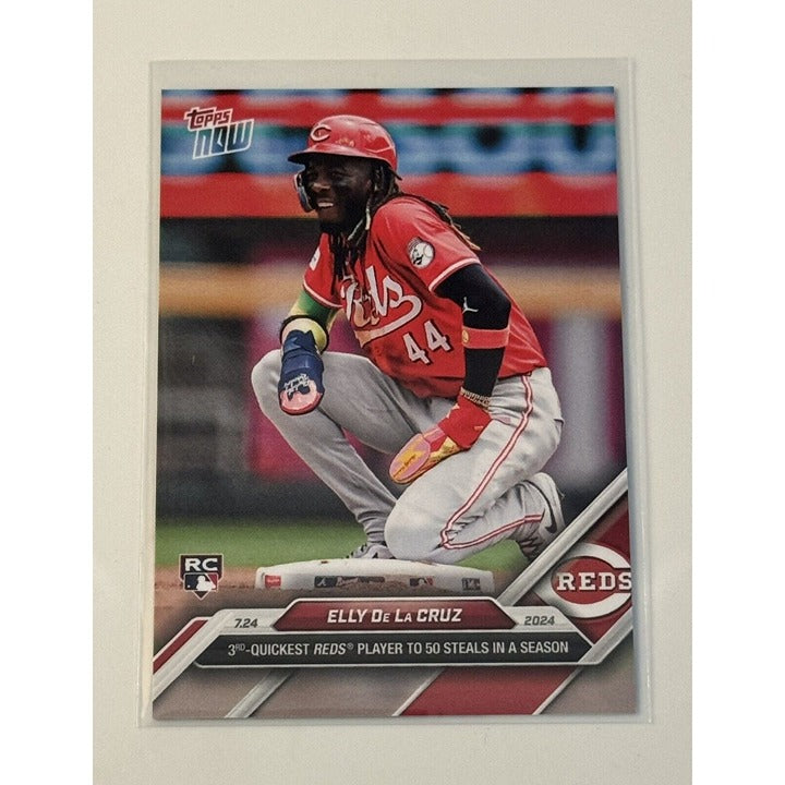 Elly De La Cruz RC Card 2024 MLB TOPPS NOW MLB Cincinnati Reds Rookie Card #465*