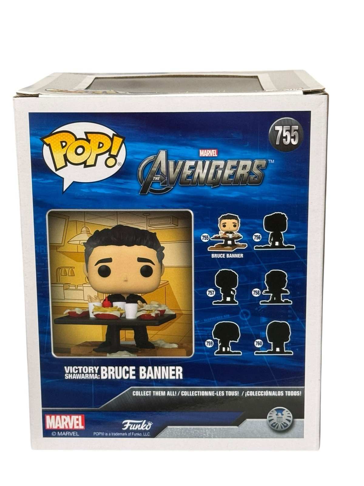 Funko Pop Avengers Victory Shawarma Bruce Banner collectible figure in original packaging