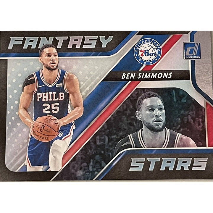 BEN SIMMONS Fantasy Stars 2020-21 Panini Donruss Basketball Card Mint #4 - 76ers