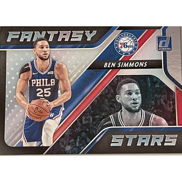 BEN SIMMONS Fantasy Stars 2020-21 Panini Donruss Basketball Card Mint #4 - 76ers