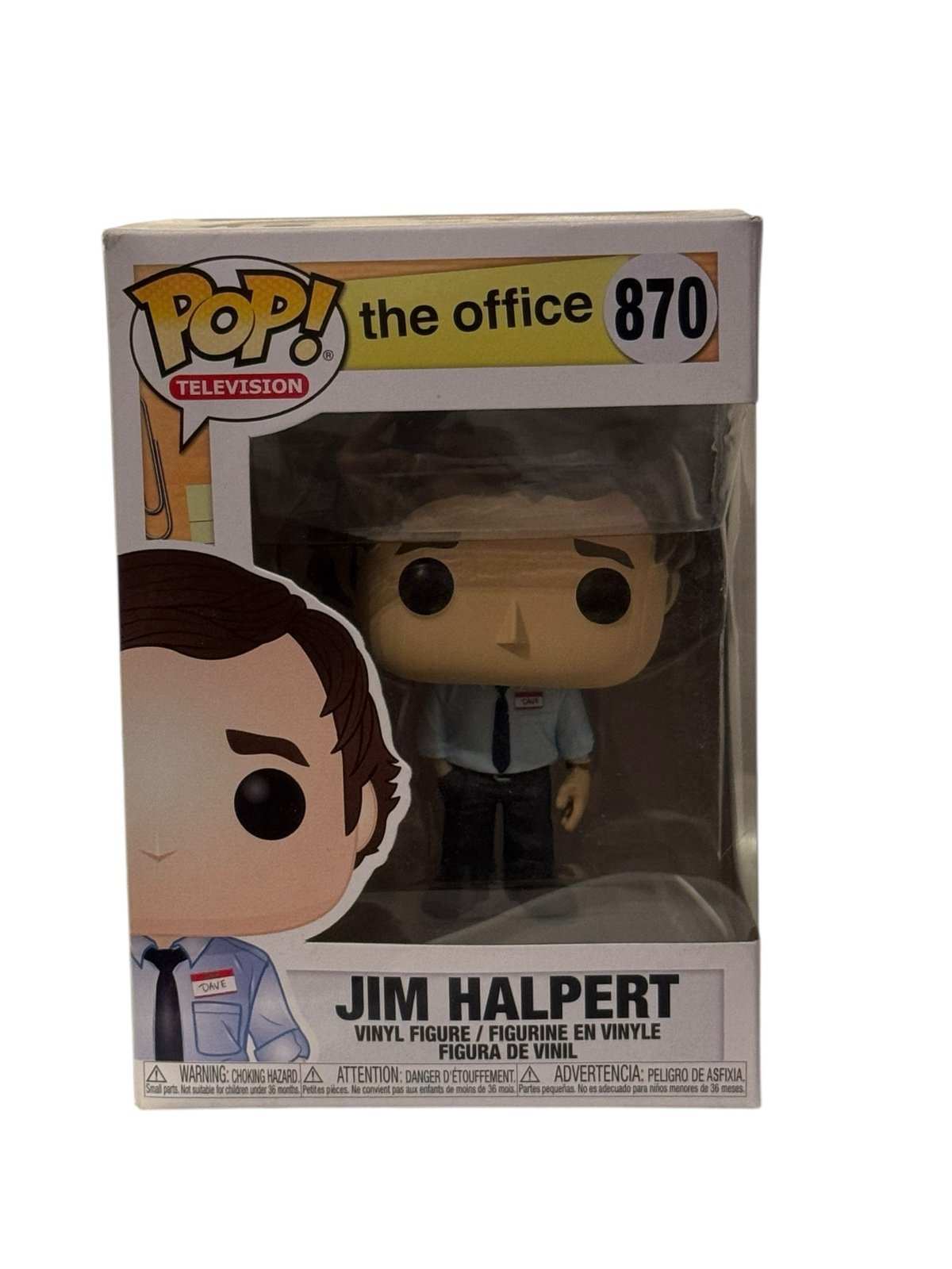 Funko Pop The Office Jim Halpert vinyl figure in box collectible