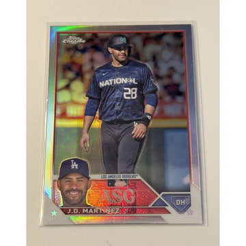 2023 JD Martinez ASG Refractor Topps Chrome MLB Dodgers baseball card