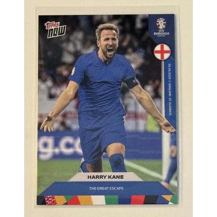 Harry Kane The Great Escape EURO 2024 Topps Now soccer trading card limited edition 533 aluminum stock collector card