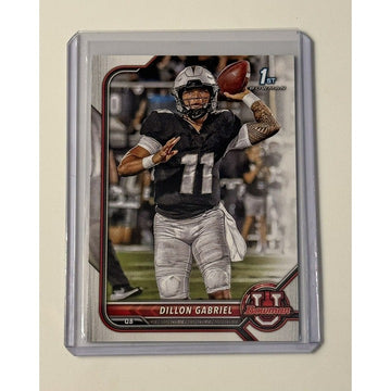 2022 Bowman U - Dillon Gabriel RC* NCAA Oregon Ducks - 1st Bowman Rookie Card #9