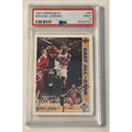 1991-92 Upper Deck Michael Jordan NBA East All-Star graded card PSA 9 in protective case