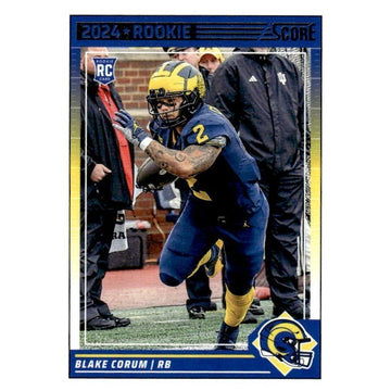 2024 NFL Score Football #389 Blake Corum RC*!Los Angeles Rams Near Mint - Better