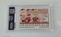 1996 Topps Mantle Finest 1958 reprint baseball card PSA 5 with gold coating in protective slab