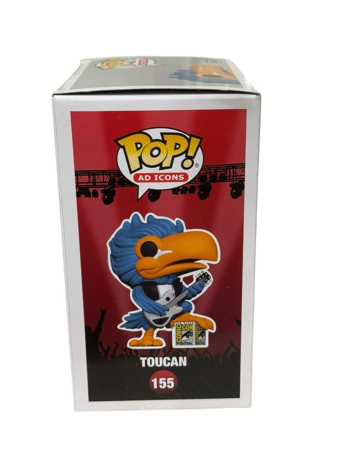 Funko Pop Toucan 155 SDCC 2022 Summer Convention limited edition figure with guitar collectible design