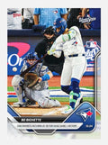 2025 Topps Now Bo Bichette MLB World Series Game 1 Win Blue Jays baseball card