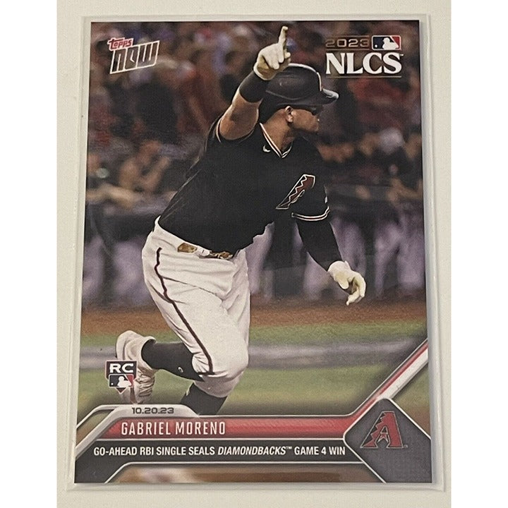 Gabriel Moreno* RC Arizona D’Backs - 2023 MLB TOPPS NOW 1027 - World Series Card