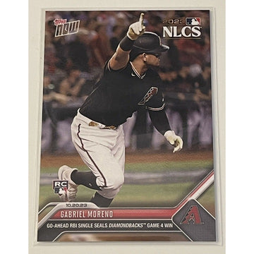 Gabriel Moreno* RC Arizona D’Backs - 2023 MLB TOPPS NOW 1027 - World Series Card