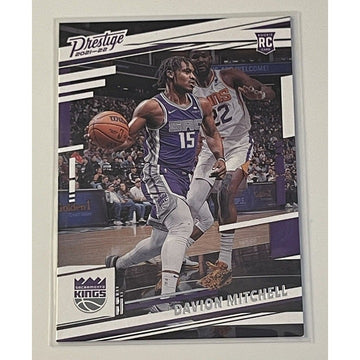 2021-22 Panini Chronicles Prestige #51 Davion Mitchell Kings RC Basketball Card*