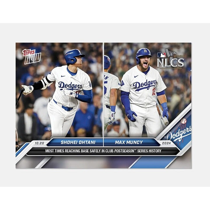 2 CHAMPS! Shohei Ohtani/Muncy* NLCS Champs* 2024 MLB Topps NOW Card 858 - READY!