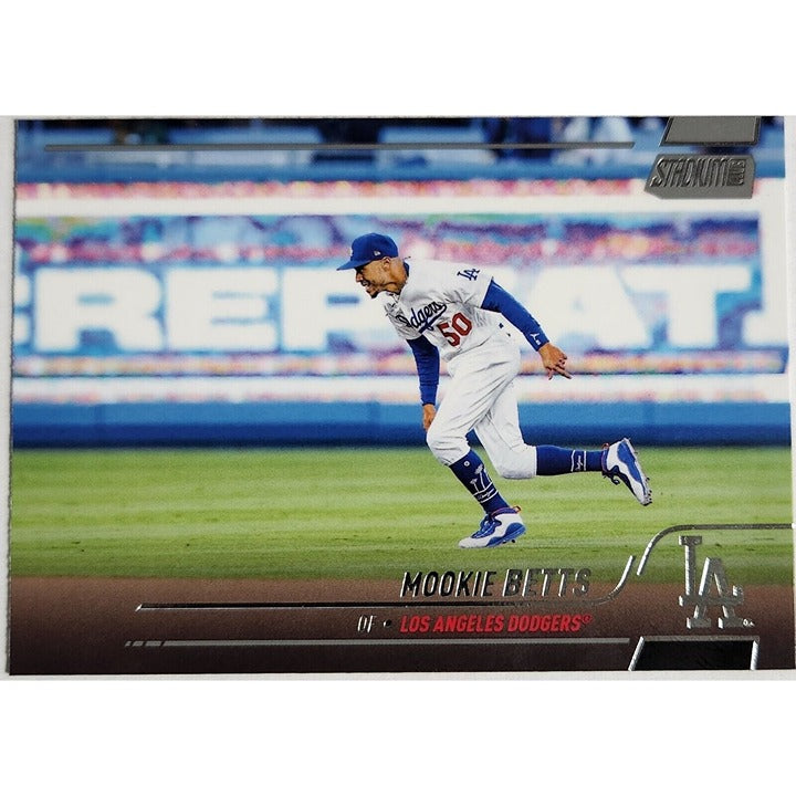 2022 Topps Stadium Club Mookie Betts - MLB Los Angeles Dodgers - Card Number 150