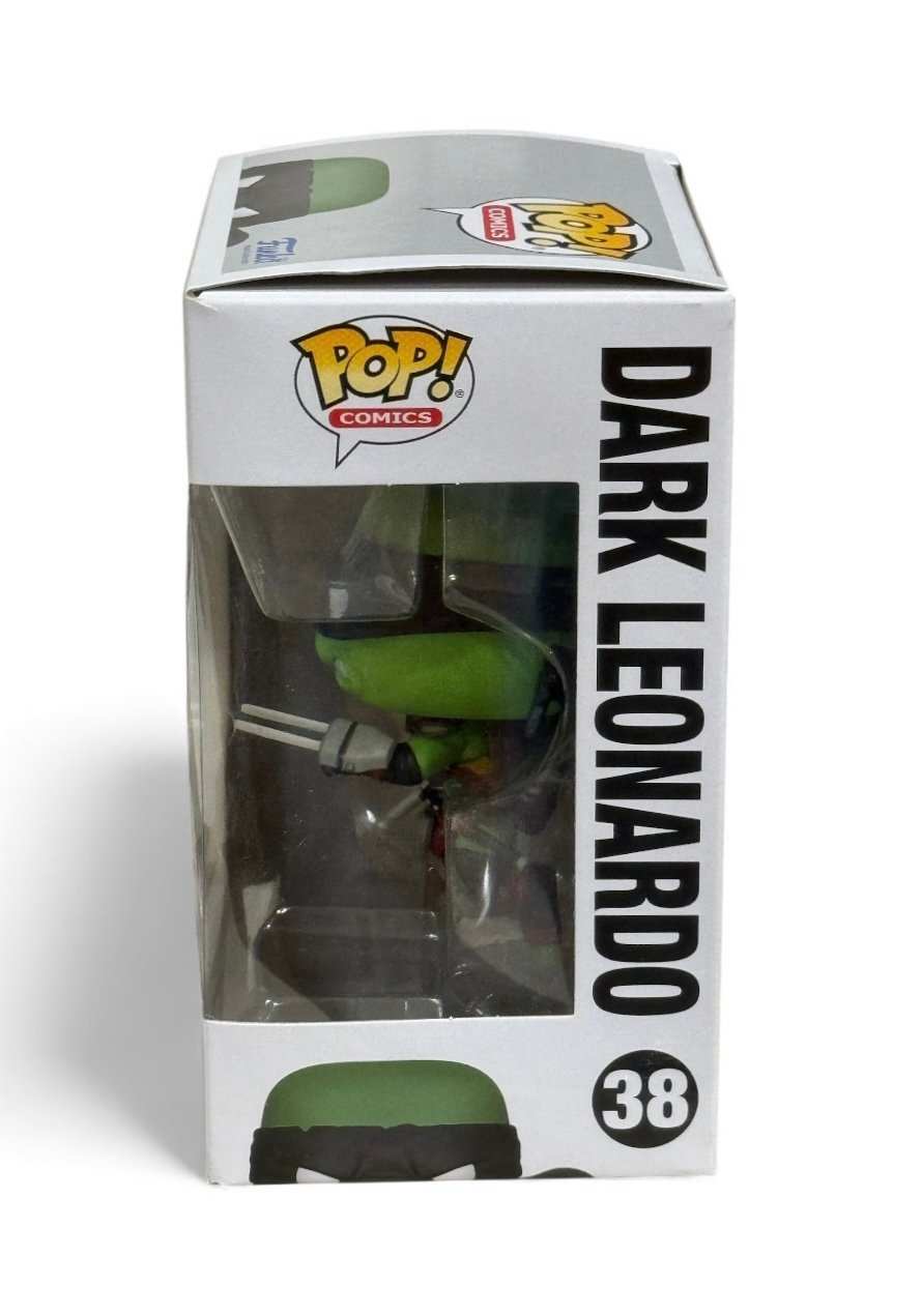 Funko Pop Comics TMNJ Dark Leonardo PX Exclusive figure in sealed window box