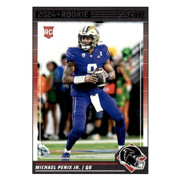 2024 NFL Score Football Michael Penix Jr. RC Card #323 Atlanta Falcons Near Mint