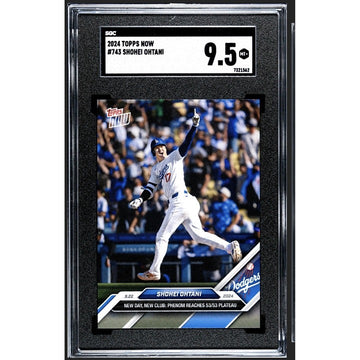 2024 Topps Now SHOHEI OHTANI #743 - History! 53/53 Los Angeles DODGERS  SGC 9.5*